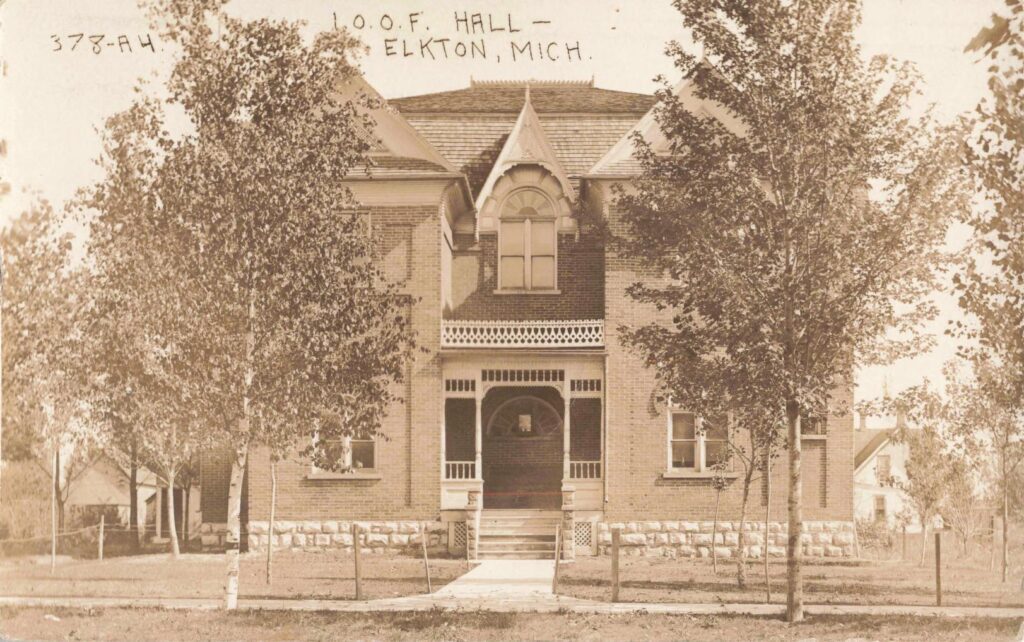 Oddfellows hall Elkton