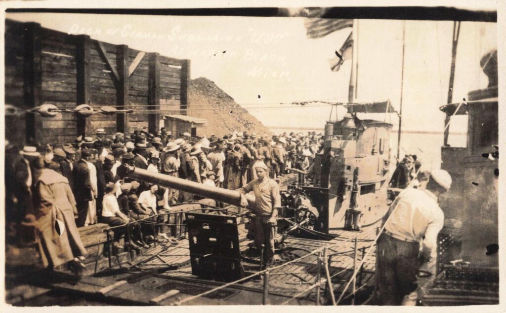 U97 at Harbor Beach July 1919