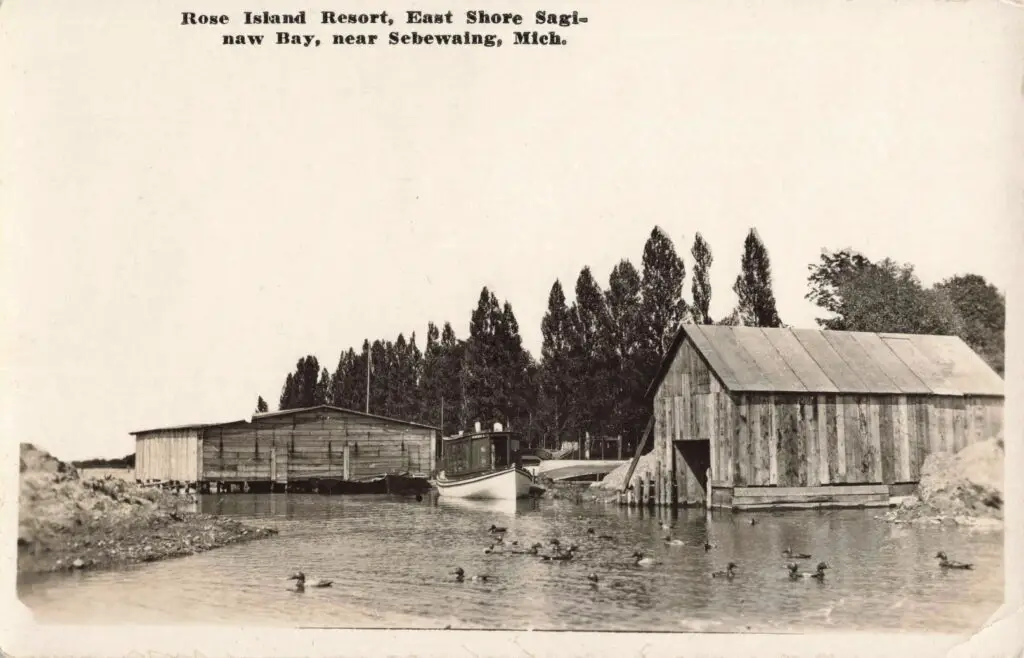 Rose Island Report Postcard.