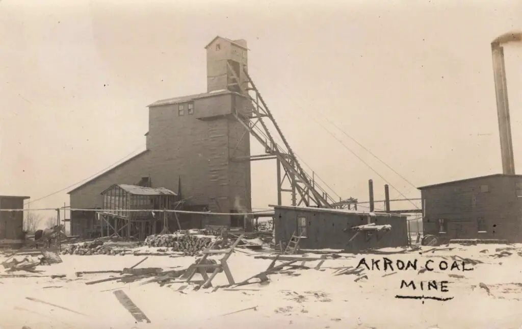 Akron MIchigan Coal Mine