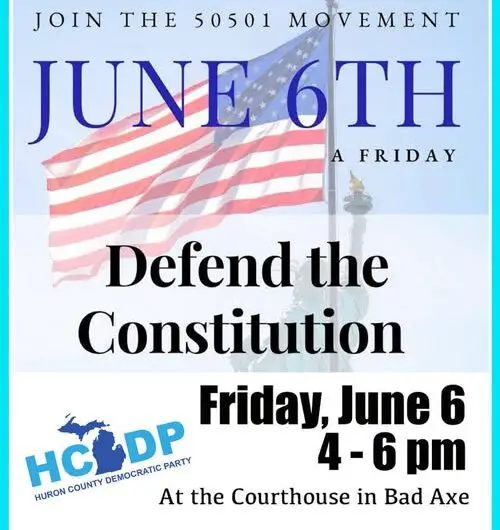 Protect Constitutional Rights Rally in Bad Axe Set for June 6, Coincides With D-Day Memorial