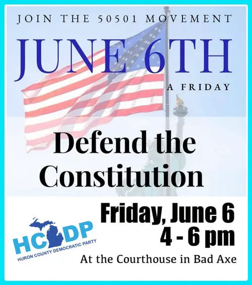 Constitution protest Michigan