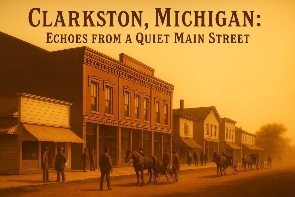 History of Clarkson Michigan