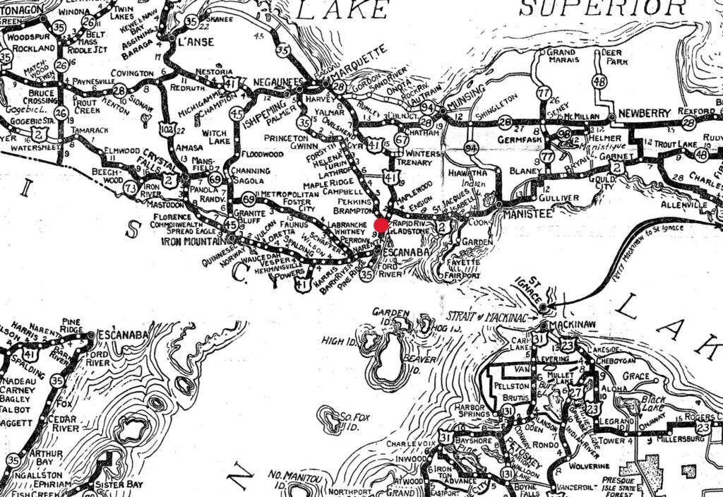 Gladstone Map