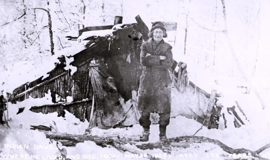 Last Known Photo Of Indian Dave In Tuscola County, Michigan