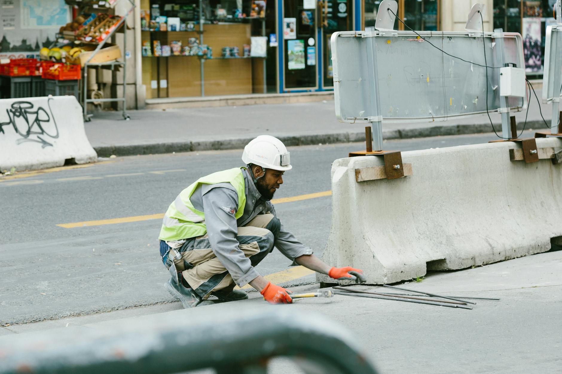 man working on road - Michigan Road Funding