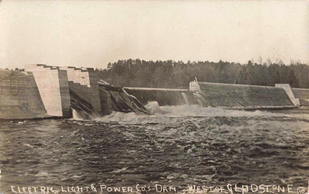 The Electric Light and Power Company's dam