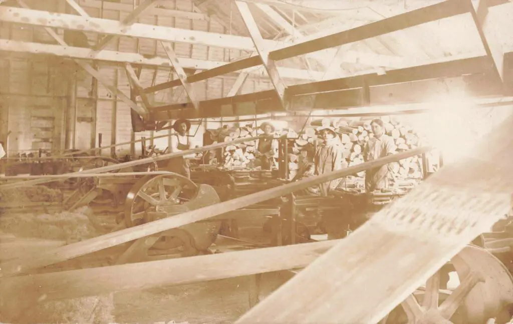 A Michigan sawmill in the 1900s