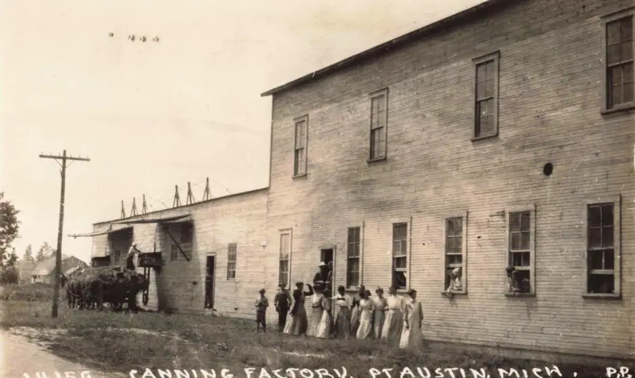 Huron Canning Company, Port Austin, Michigan (circa 1910)