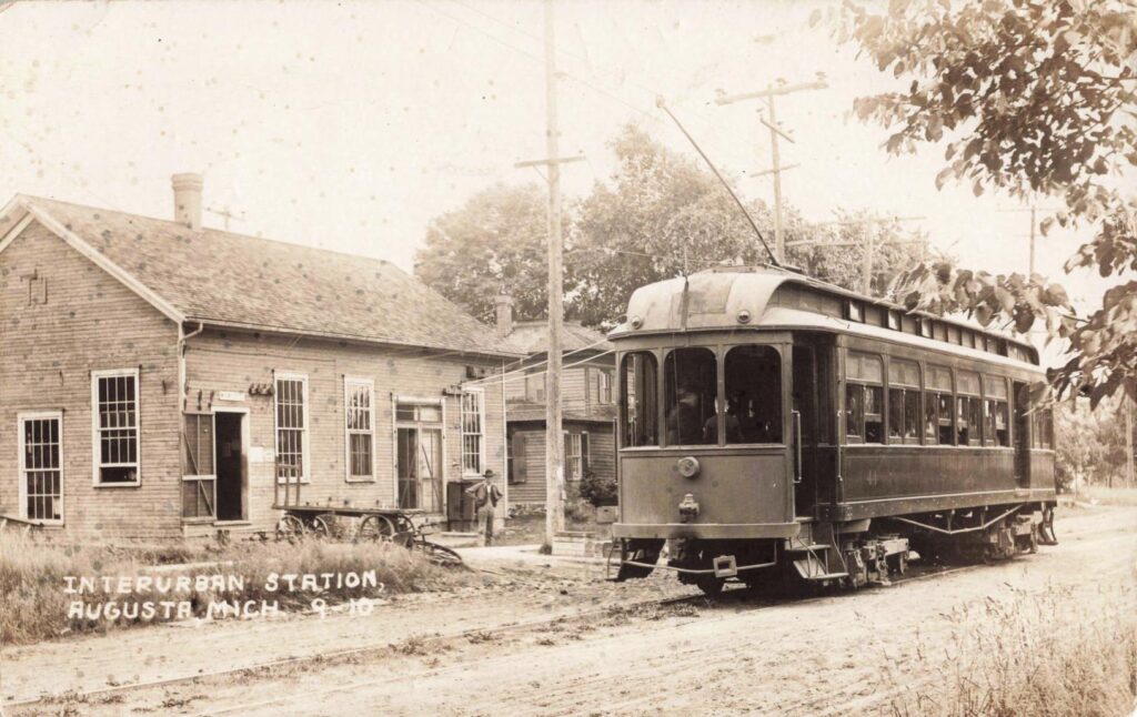 Interurban Station in Augusta Michigan