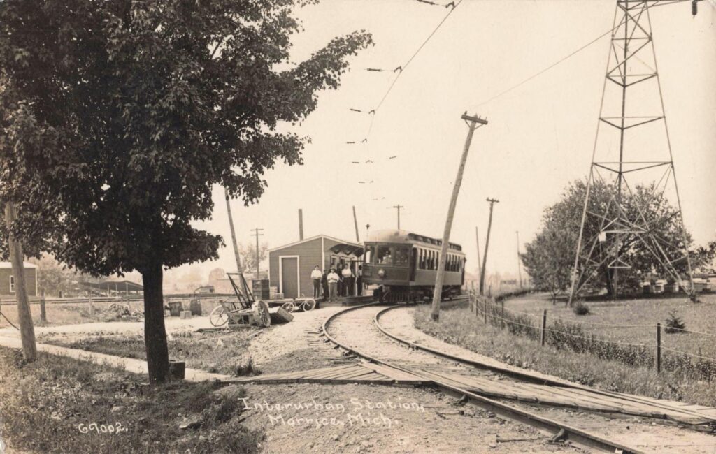 a train on the tracks