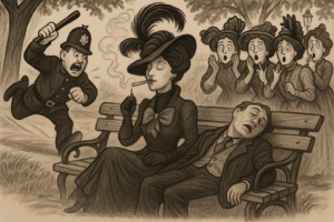 Woman Arrested For Smoking 1913