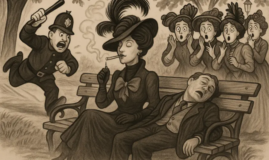 It’s 1913 – Ladies Who Puff? Get Cuffed — Grand Rapids Cops Arrest a Smoker