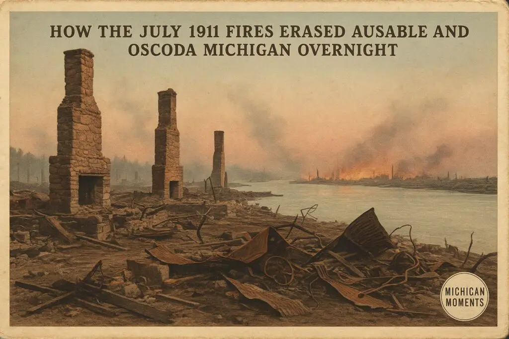 AuSable and Oscoda Fire July 9111