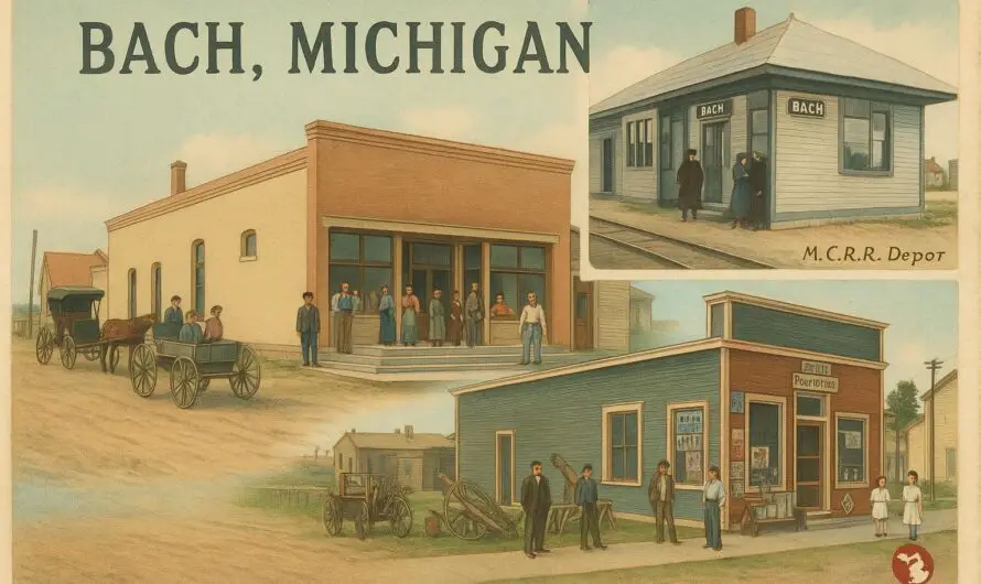 History of Bach Michigan – One of the Thumbs 3 sister hamlet’s in the early 1900s – Video