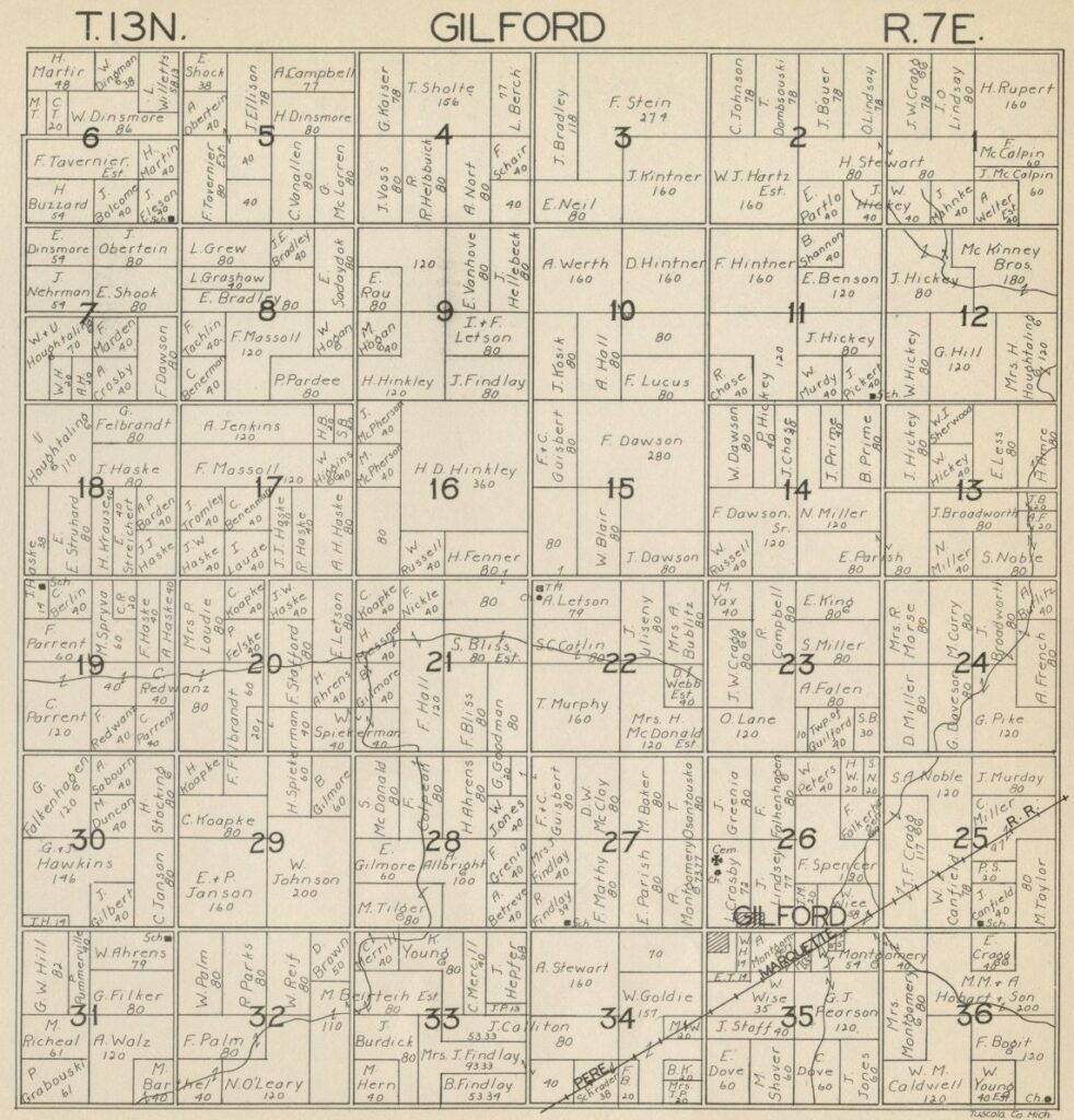 Plat book of Tuscola County