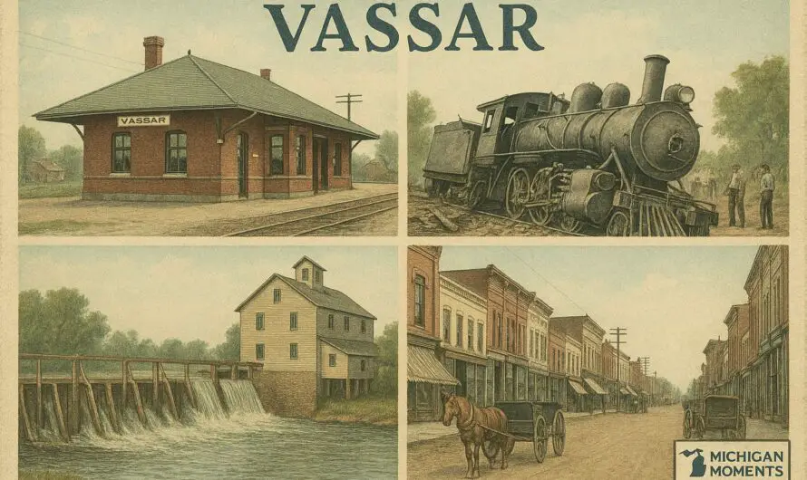 History of Vassar Michigan – How Floods and Trains Shaped the Town (1908-1939)