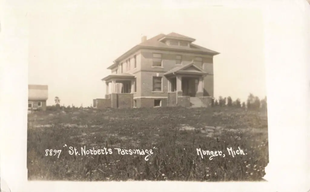 a house in a field