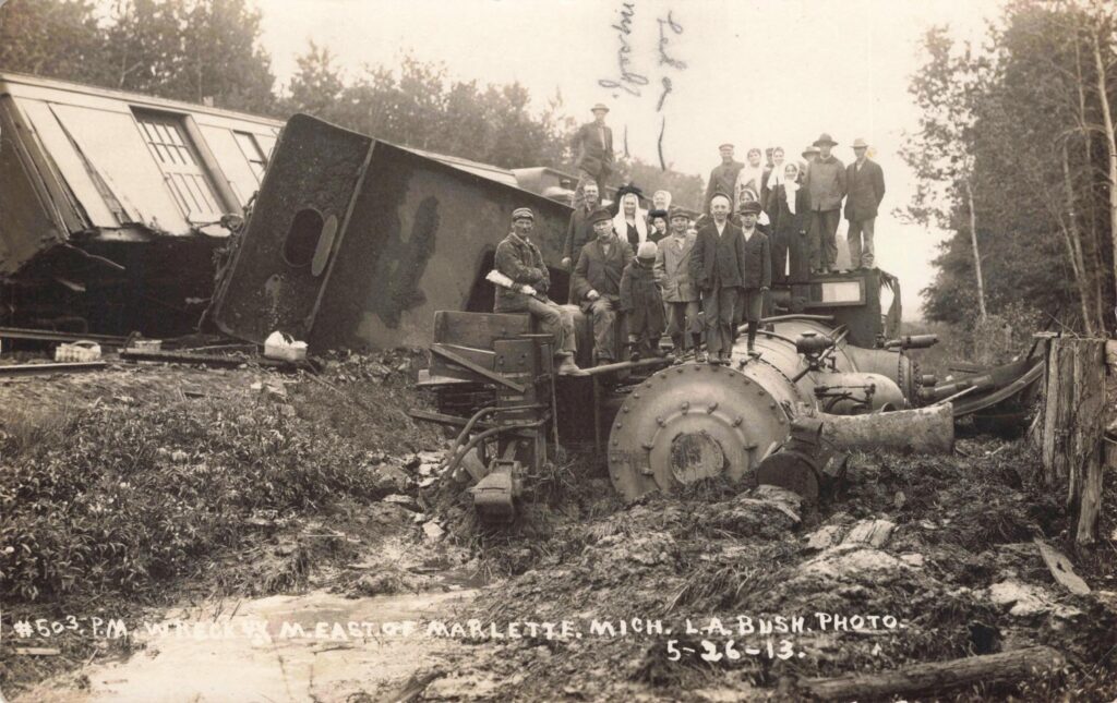 Pere Marquette train wreck