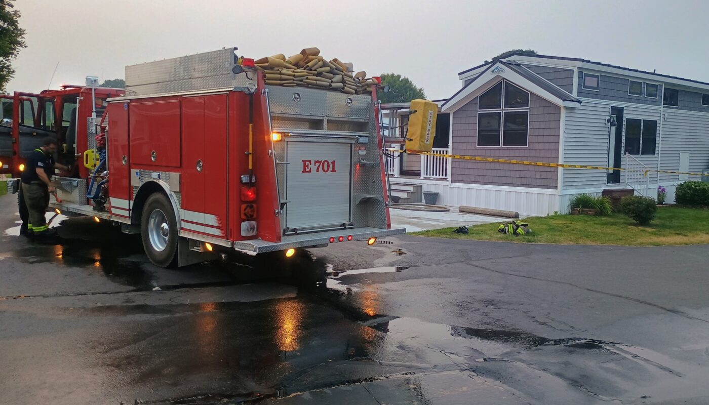 Lexington RV fire