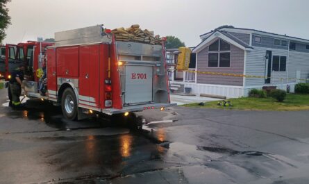 Lexington RV fire