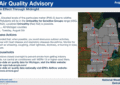 Michigan air quality advisory
