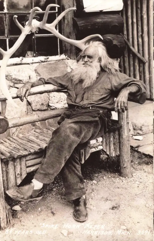 a man sitting on a bench