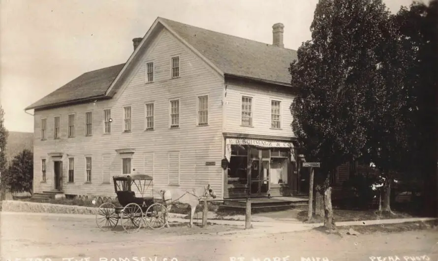 The Ramsey Co. Storefront, Port Hope, Michigan (circa 1916)