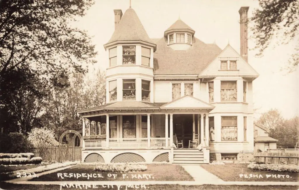 Residence of F. Hart Marine City, Mich.