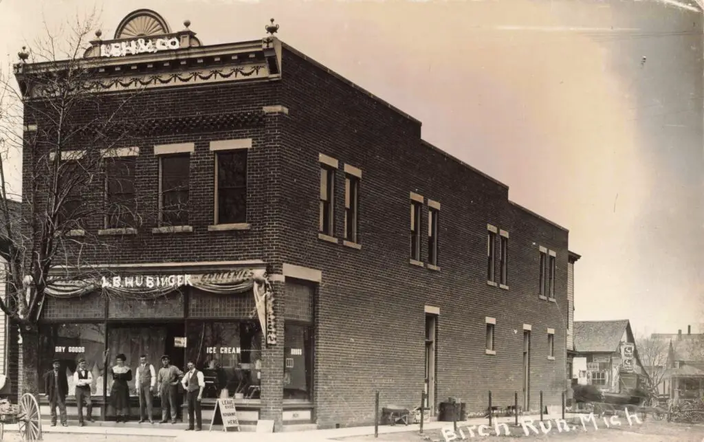 Historic store in Birch Run, Michigan