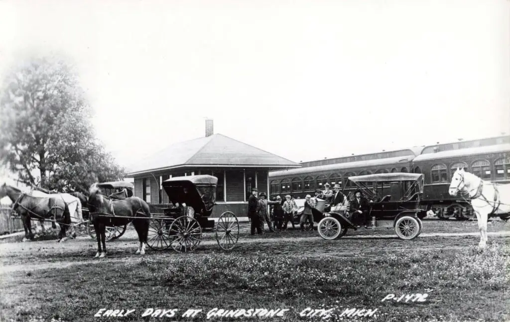 Historic transportation in early 1900s.