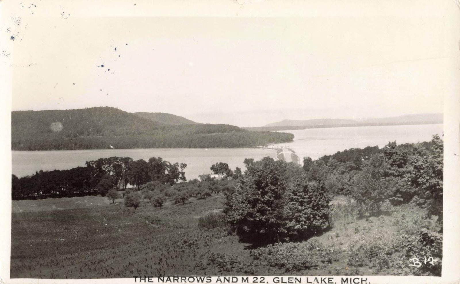 The Narrows and M22. - Glen Lake, Mich.