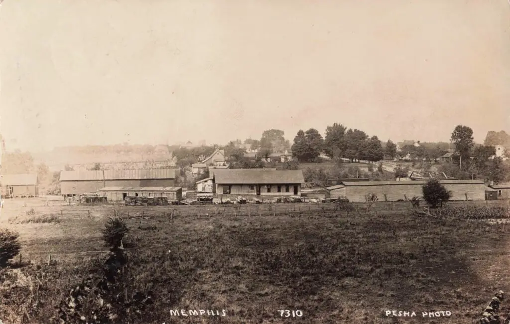 Historic view of Memphis, Tennessee.