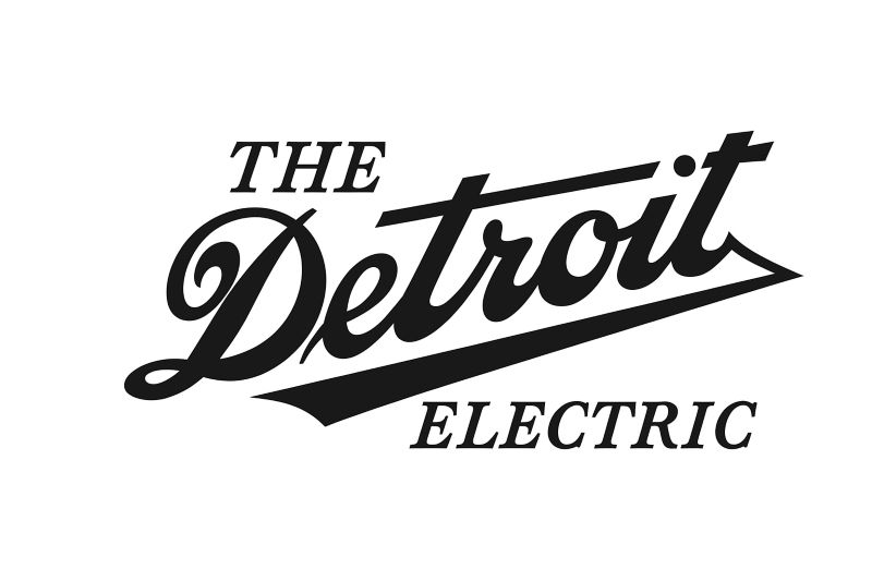 Stylized logo for Detroit Electric brand