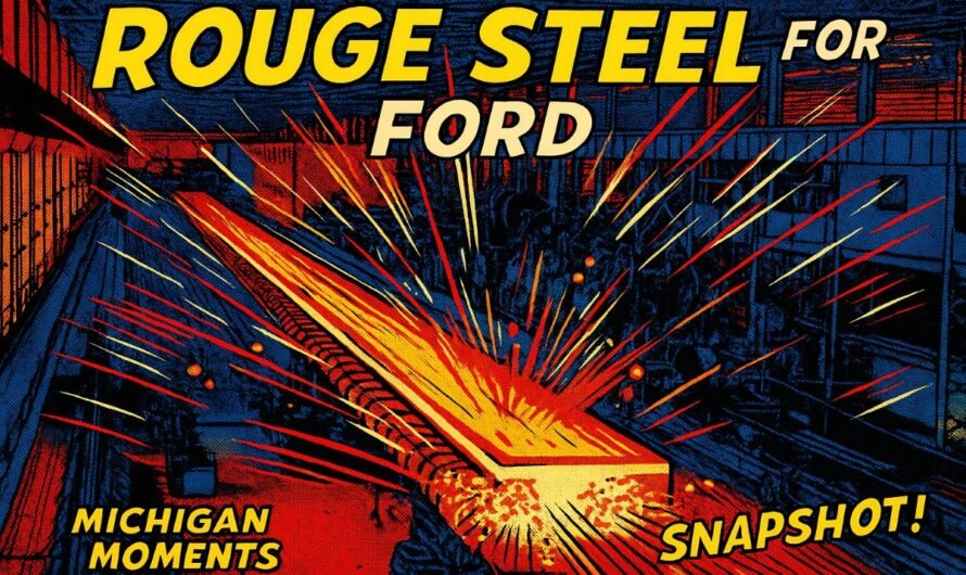 Ford’s Rouge Steel Rolling Mill – Where Michigan Ore Became Model T Parts