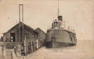 Sidewheel Steamer FLORA at Port Hope