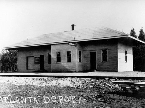Historic Atlanta train depot building