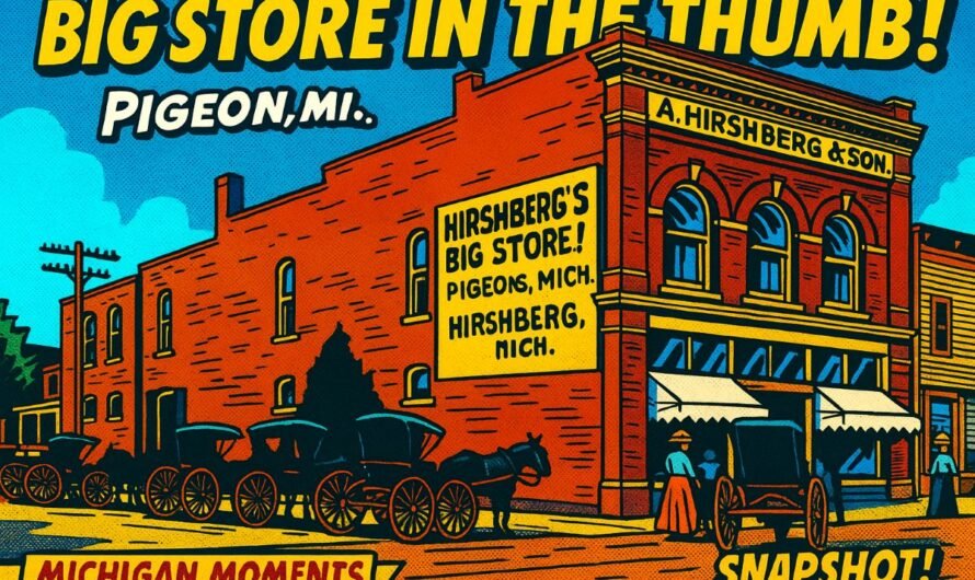 Shopping Day at Hirshberg’s Big Store in Pigeon, Michigan 1911