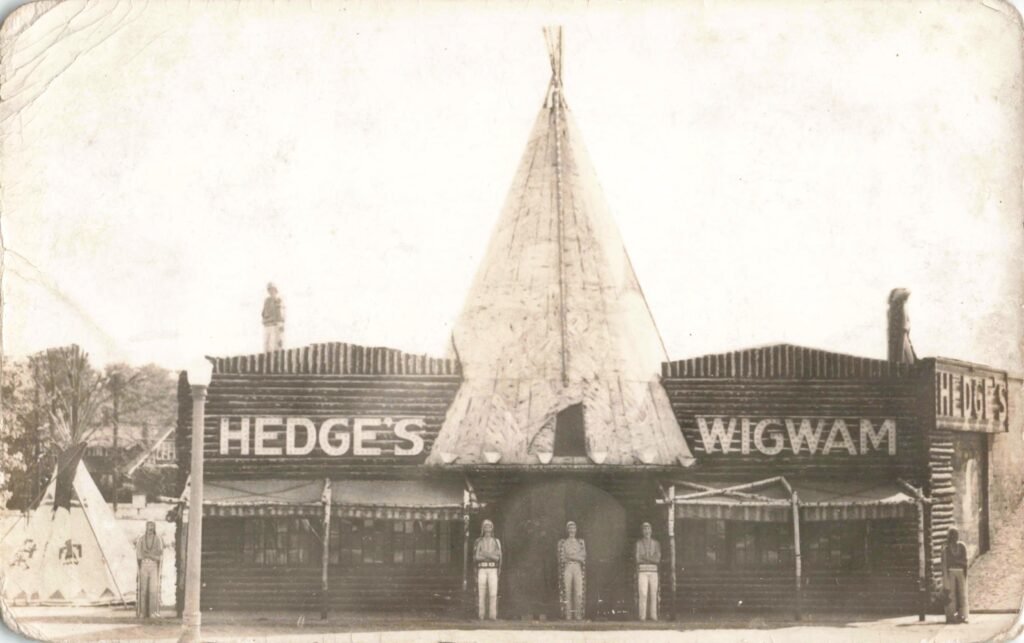 Historic restaurant with Native American theme