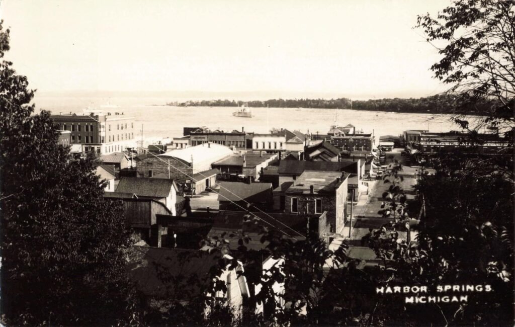 Historic view of Harbor Springs, Michigan
