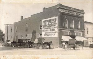 Hirshberg's Big Store, Pigeon Michigan 1911