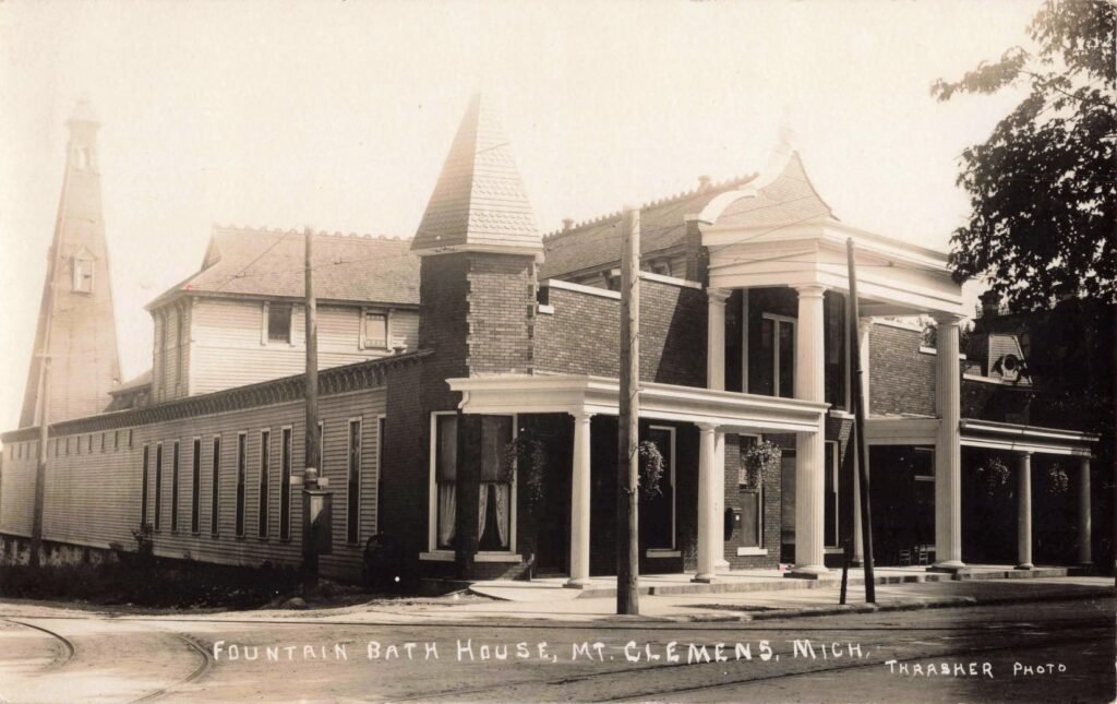 Historic bathhouse in Mount Clemens.
