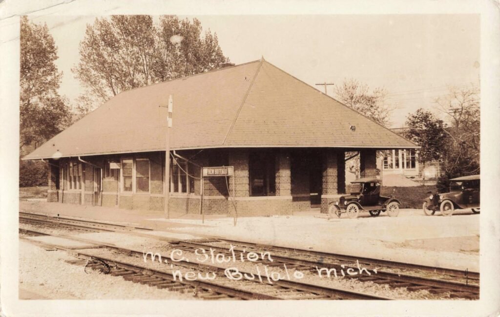 Historic train station in New Buffalo