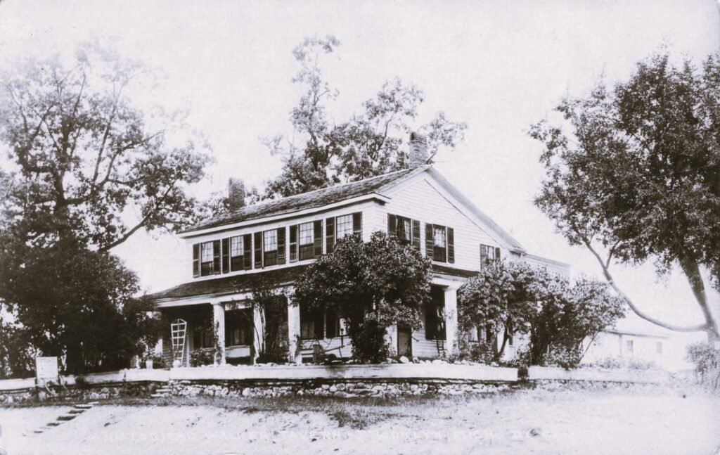 Historic building surrounded by trees