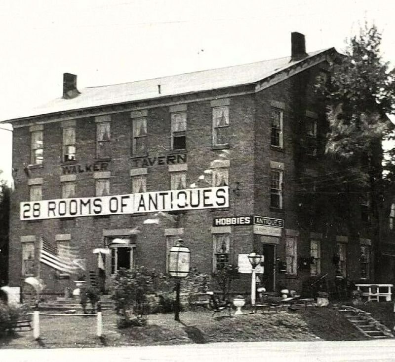 Historic tavern with antique displays