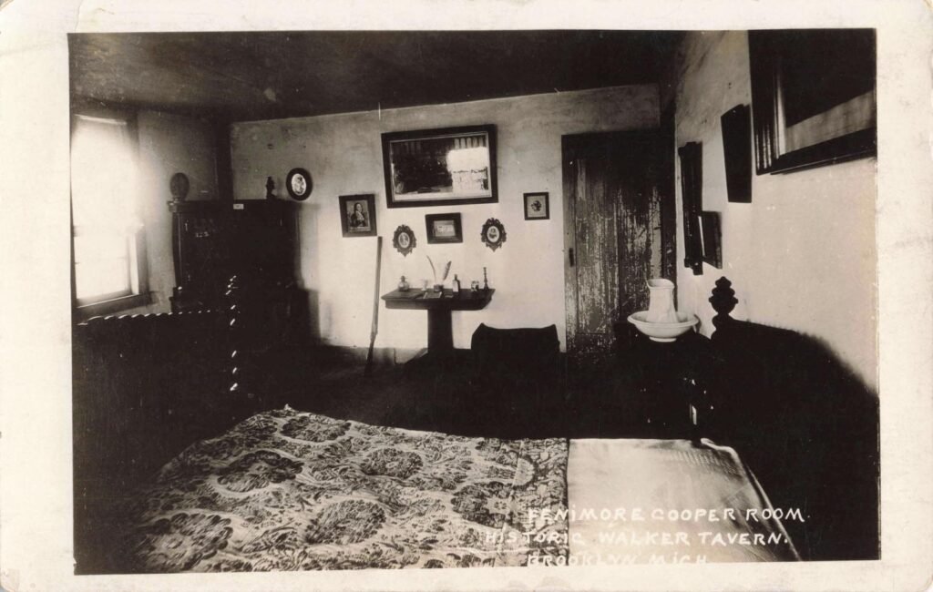 Historic tavern room with vintage decor