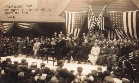 President Taft at Battle Creek, Mich. Sept. 21, 1911