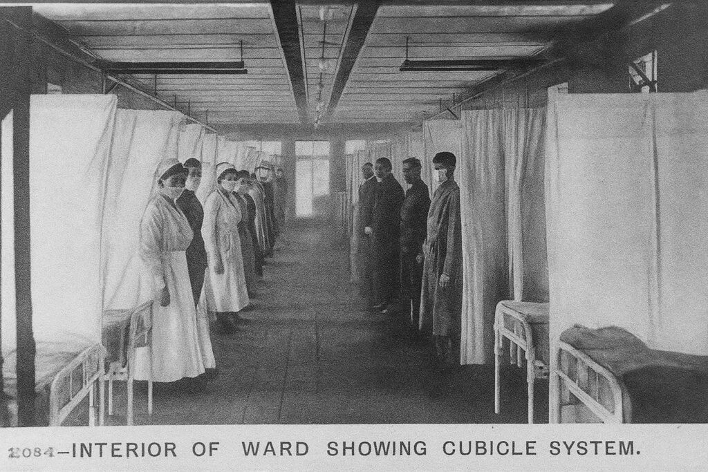 Hospital Ward During Spanish Flue 1918