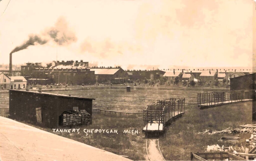 Historic tannery with industrial buildings