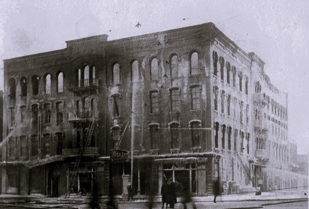 Fraser House fire December 24, 1906